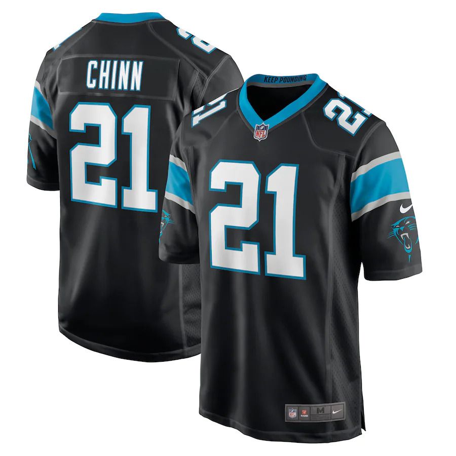 Men Carolina Panthers #21 Jeremy Chinn Nike Black Game Player NFL Jersey->carolina panthers->NFL Jersey
